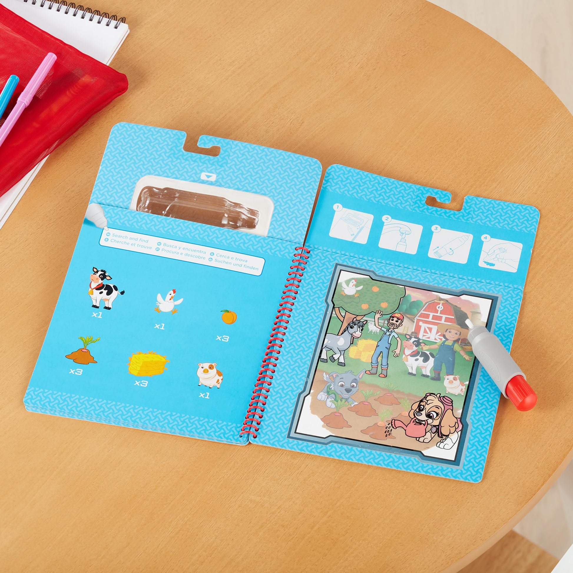 Melissa & Doug PAW Patrol Water Wow! Skye Water Reveal Travel Book Activity Pad | 3+ | Gift for Boy or Girl