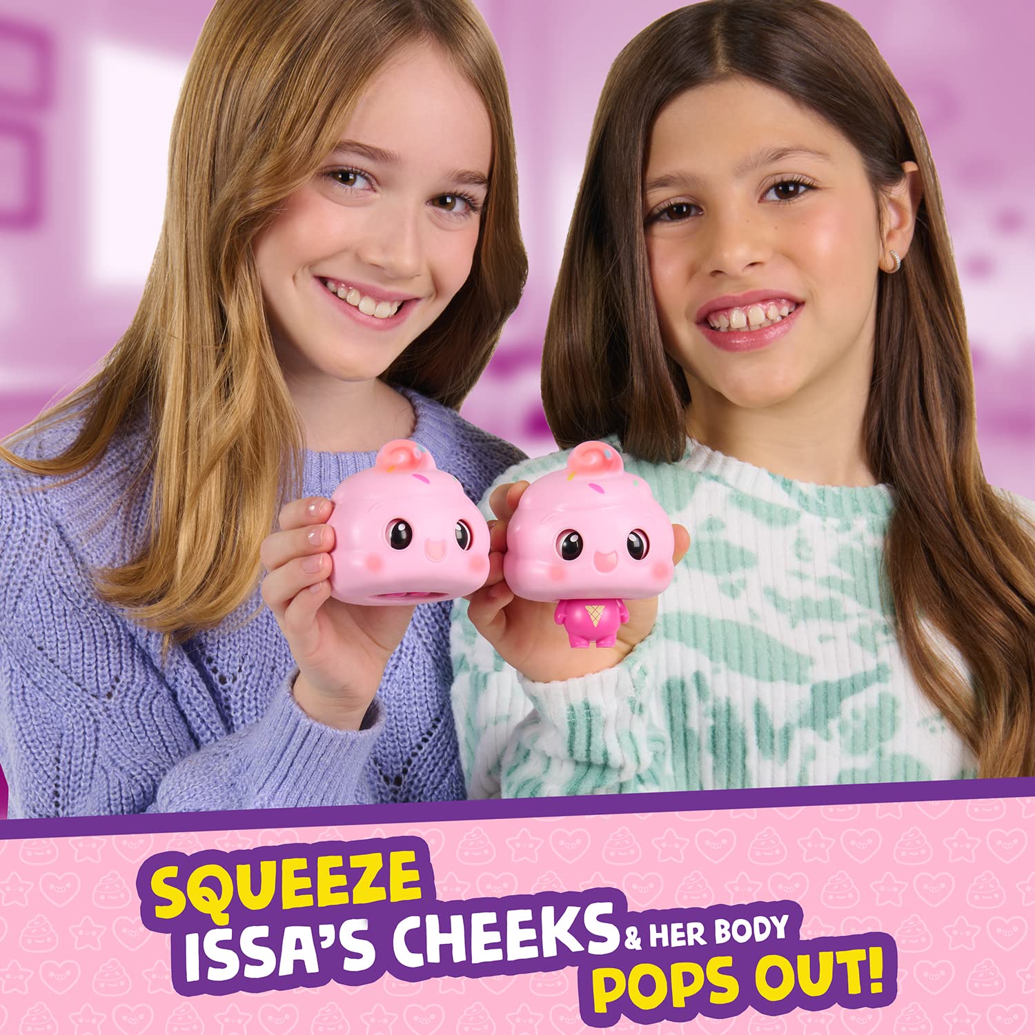 My Squishy Little Ice Cream - Interactive Doll Collectible with Accessories - ISSA