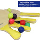 W4W Beach Paddle Ball replacement balls - Extra Balls for Pro Kadima & Smashball Racket (Set of 7 Balls)