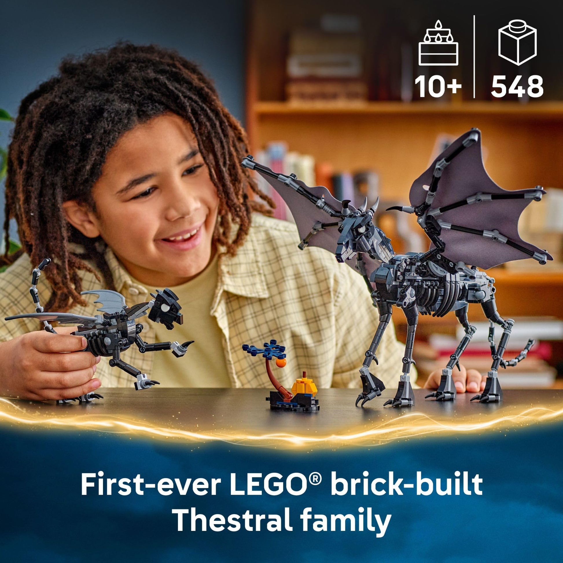 LEGO Harry Potter Thestral Family Building Toy - Pretend Play for Kids, Boys and Girls, Ages 10+ - Collectible Harry Potter Poseable Action Figures