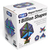 TOSY Magnet Pyramid Stone - 1 Cube Transforms into 1 Billion Shapes, 12 Pieces, 243 Rare Earth Magnets, Holographic Design Magnet Tiles Creative