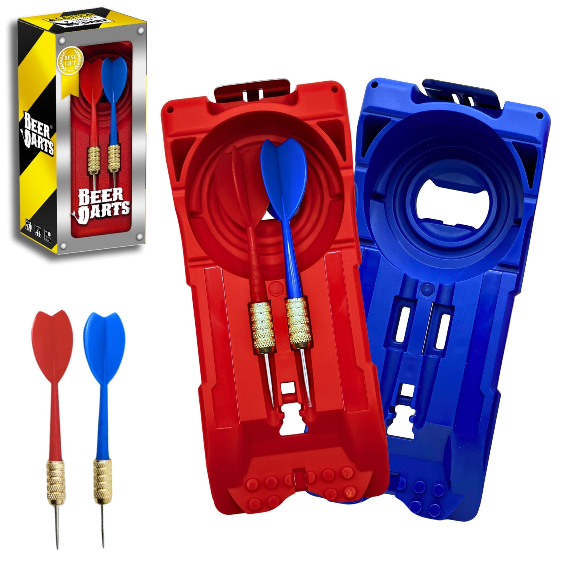 Beer Darts - Party Game Great for Getting Parties Started - Play with Any Canned Beverage