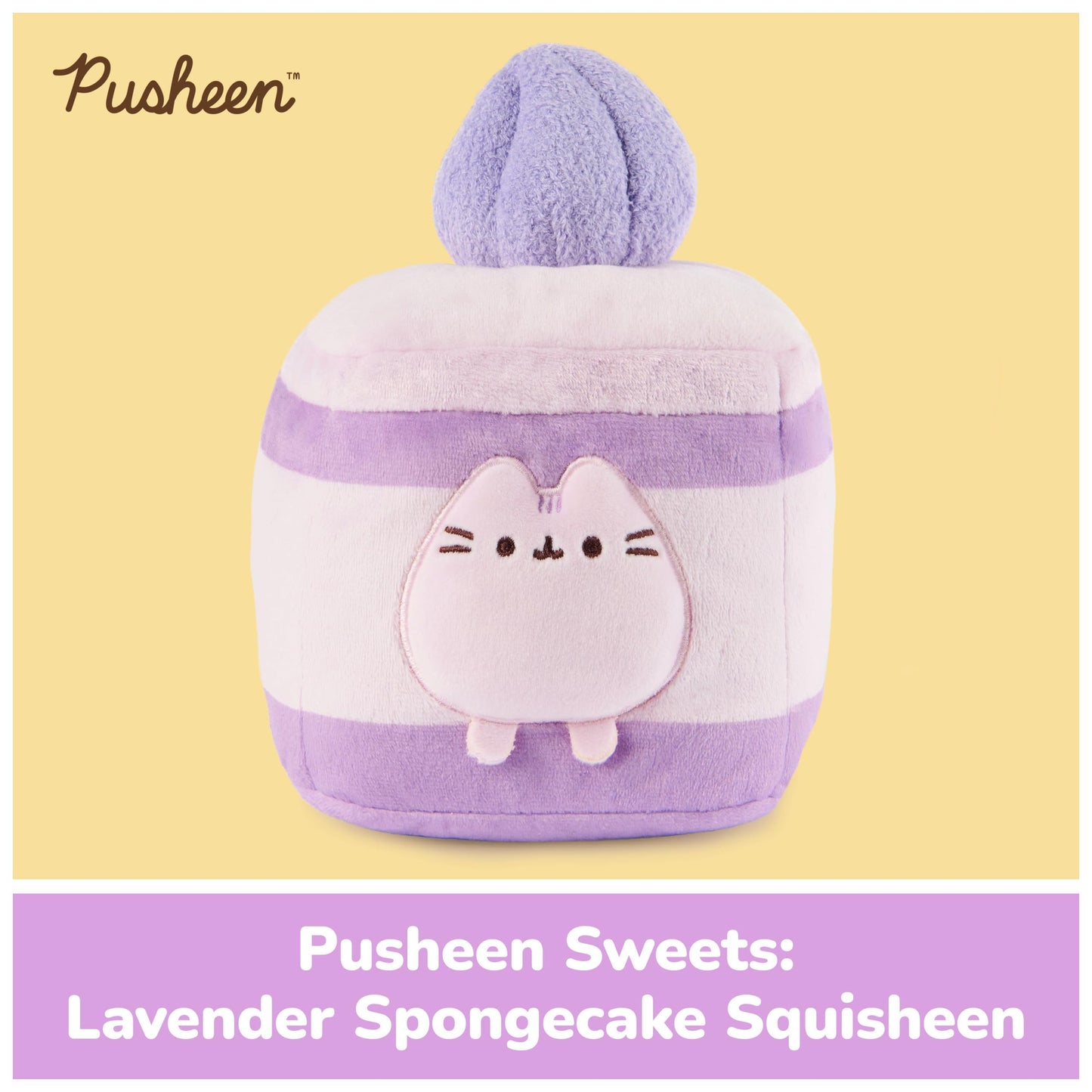 GUND Pusheen Lavender Spongecake 6-Inch Plush Toy for Ages 8+