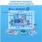 Snap Circuits Jr. SC-100 Electronics Exploration Kit, Over 100 Projects, Full Color Project Manual, 28 Parts, STEM Educational Toy for Kids 8 +