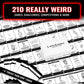 LarzCardz - Weird Drinking Game for Adults - 216 Fun Dare & Challenge Party Cards for Group Game Nights, College, 21st Birthday