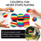 Krucsvaom 6 Pack Footbag Set - Handmade Crochet Kick Sack Balls for Adults & Beginners, Colorful Juggling Footbags, Pellet Filled Balance Toy