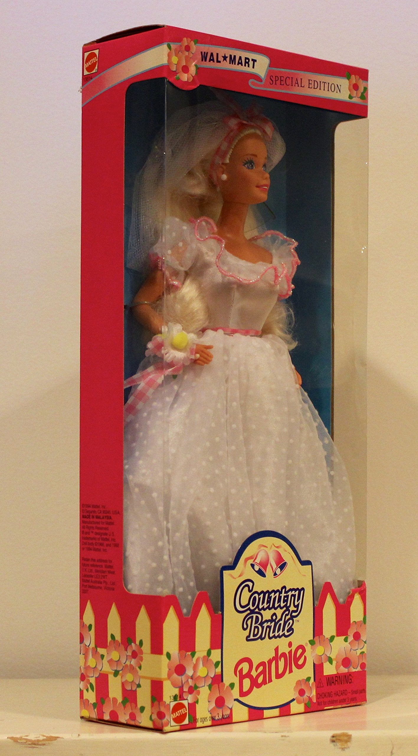 Barbie Doll Special Edition Wal-mart Country Bride 1994