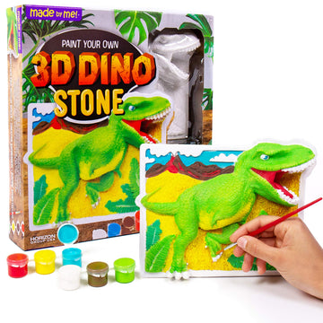 Made By Me Dino Wall Art, 3D Wall Hanging, Resin, T-Rex, Dinosaur, Acrylic Paint by Horizon Group USA