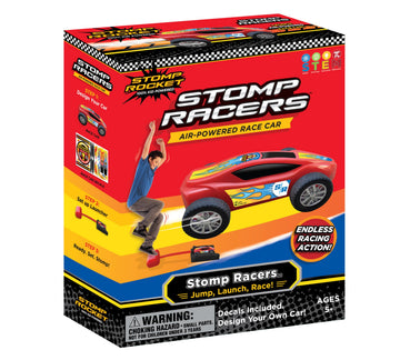 Stomp Racer by Stomp Rocket, Air Powered Race Car, 1 Red Car