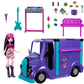 Monster High Draculaura Doll & Playset, Fangtastic Rockin’ Food Truck with Pullout Stage Transformation & 13+ Themed Accessories