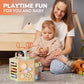 ROBUD 13-in-1 Wooden Activity Cube, Montessori Toys for 1+ Year Old Boys & Girls, Multipurpose Educational Sensory Toy for Toddlers, Educational
