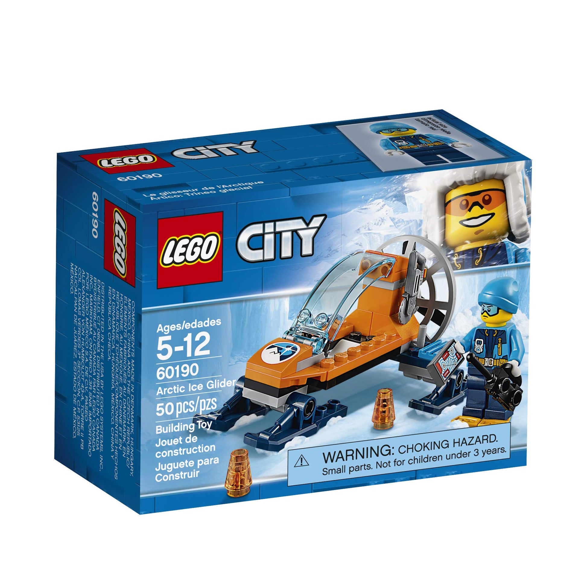 LEGO City Arctic Ice Glider 60190 Building Kit (50 Pieces)