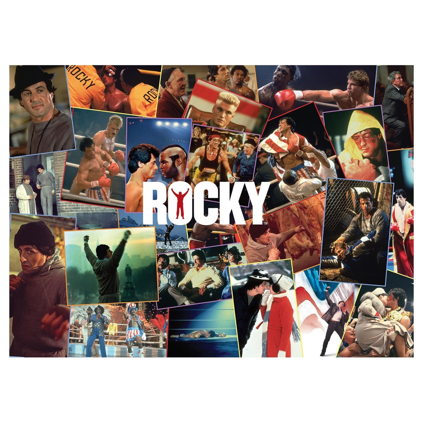 Rocky Movie Collage 1000-Piece Jigsaw Puzzle | Fun Brain Teaser, Toys & Games | 28 x 20 Inches