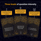 FLUSTER Creations | Ice Breakers and Deep Conversation Cards for Adults (120 Cards) | Conversation Starter Social Card Game | Ages 14+ | 2-6 Players