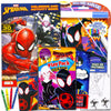 Spiderman Across the Spiderverse Coloring Book Set - 3 Pc Bundle of Coloring Activity Books, Play Pack, More | Miles Morales Spiderverse Art Pack