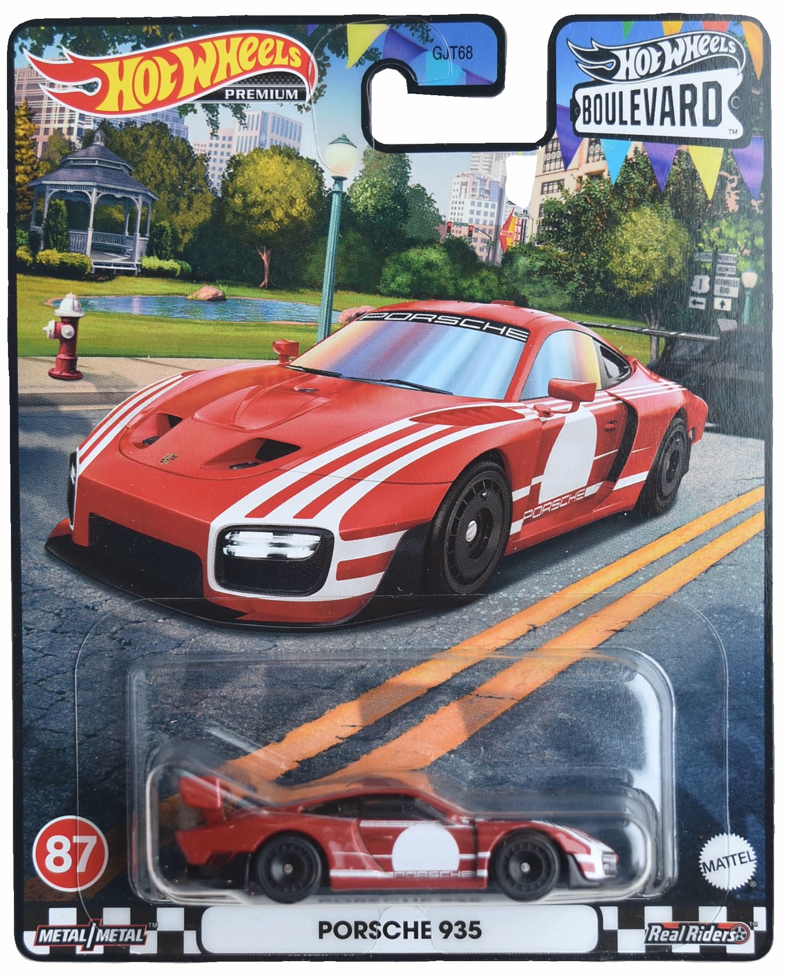 Mattel Hot Wheels Porsche 935, Boulevard Series [red]