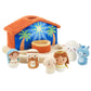 Hallmark Nativity Scene Plush Toy (Manger with Baby Jesus, Mary, Joseph, Angel, Animals) for Kids, Grandchildren