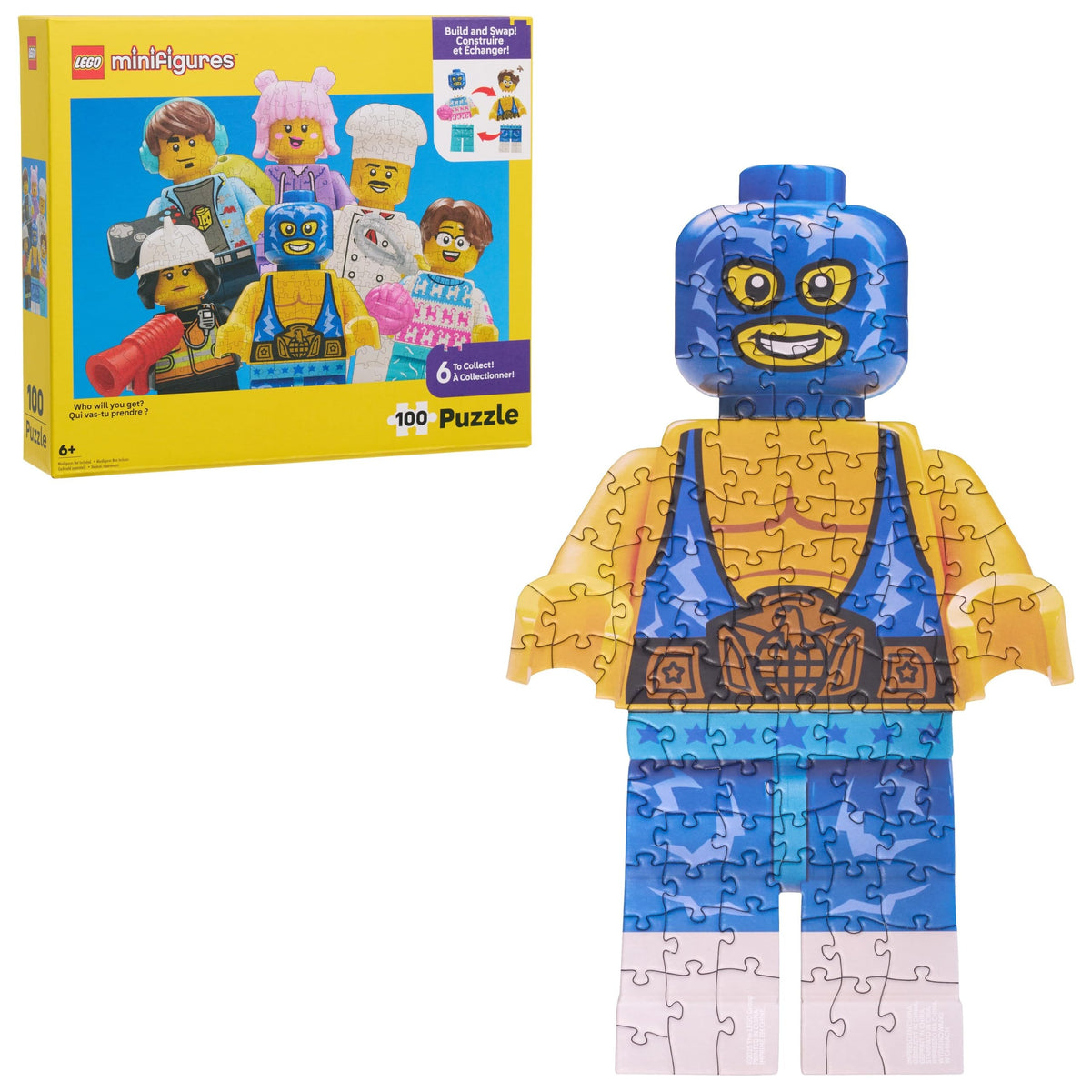 LEGO® Minifigures 100-Piece Puzzle Set 6-Pack