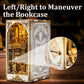DIY Book Nook Kit - Bookend Diorama with LED - 3D Wooden Puzzle DIY Miniature House Kits - Bookshelf Insert Decor - Booknook Dollhouse Crafts Hobbies