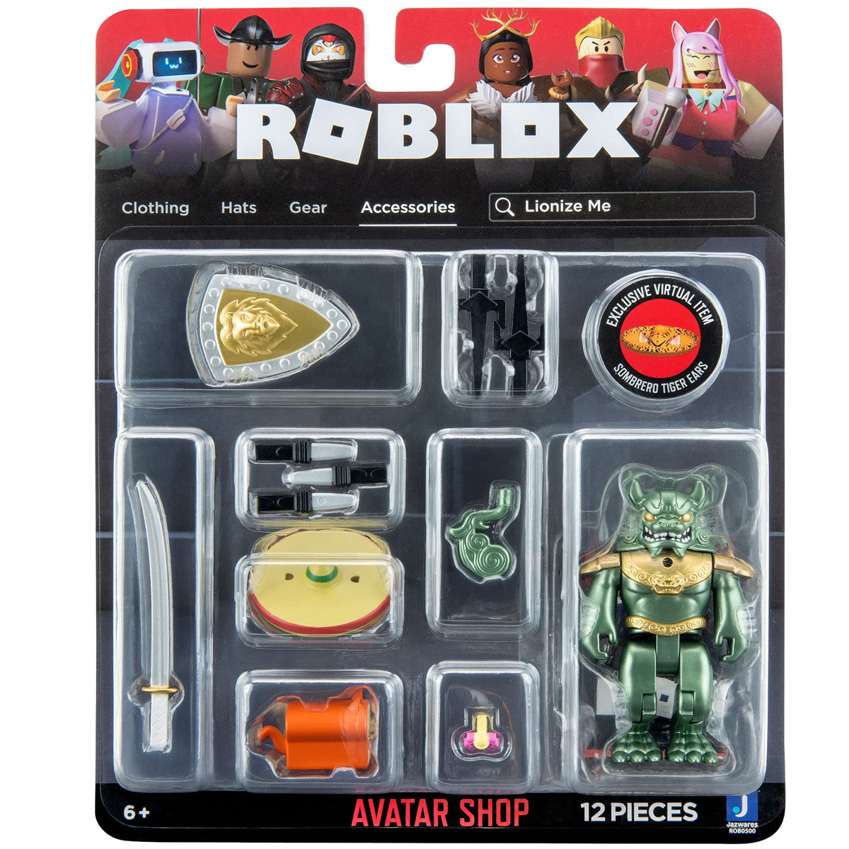 Roblox Avatar Shop Series Collection - Lionize Me Figure Pack [Includes Exclusive Virtual Item]