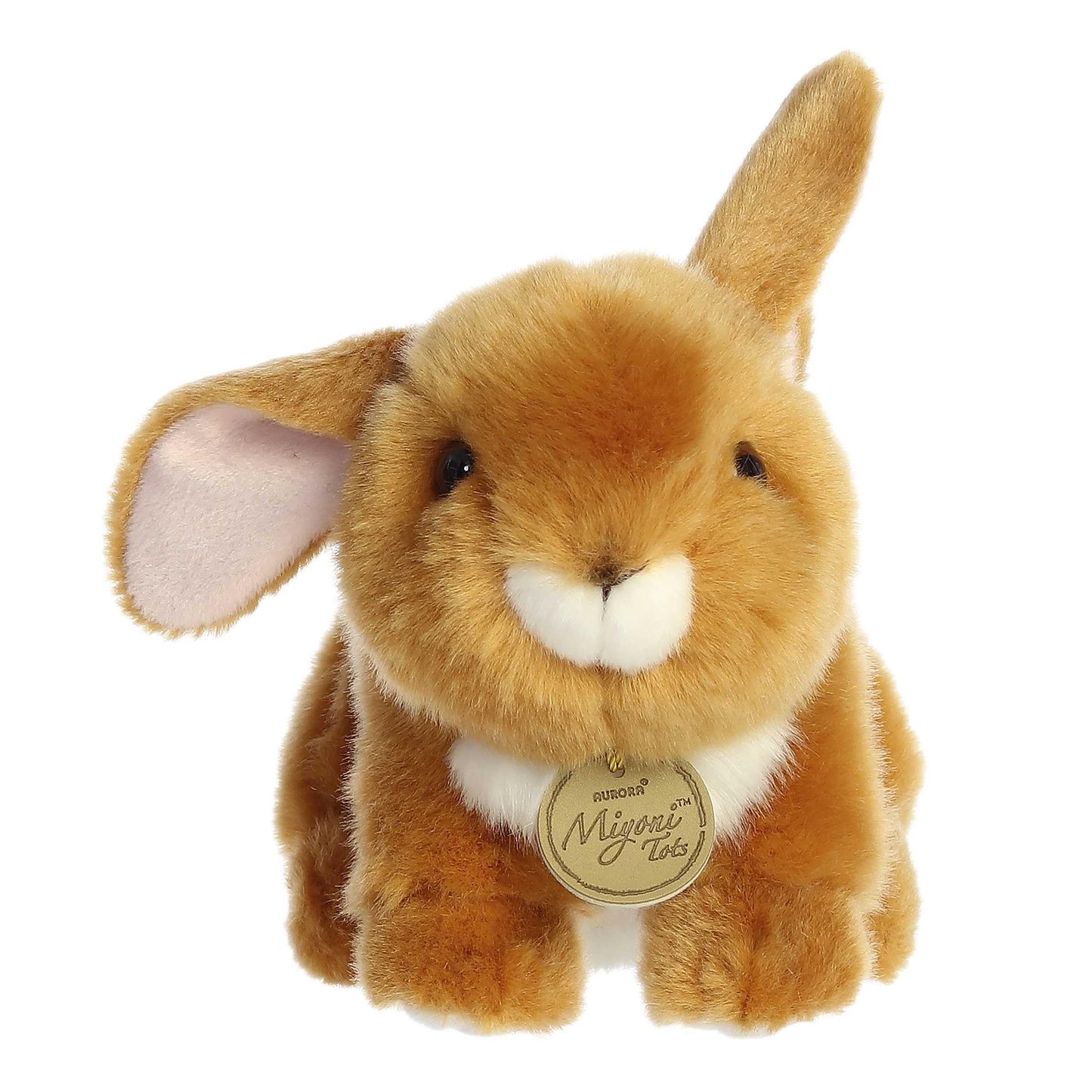 Aurora® Adorable Miyoni® Tots Playful Baby Bunny Stuffed Animal - Lifelike Details Make a Cherished Companion - Perfect for Decorating Bedrooms or