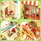 NightFlares Flower House Building Set with LED Light, Sunflower House Shop Building kit with Greenhouse & Motion Sensor, Gift for Women Mom Girl 14+