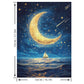 Ocean Puzzle 1000 Pieces-Starlit Voyage, Starry Night Puzzle 1000 Pieces, Moon Puzzles for Adults, Difficult Jigsaw Puzzle for Families, Finished Size