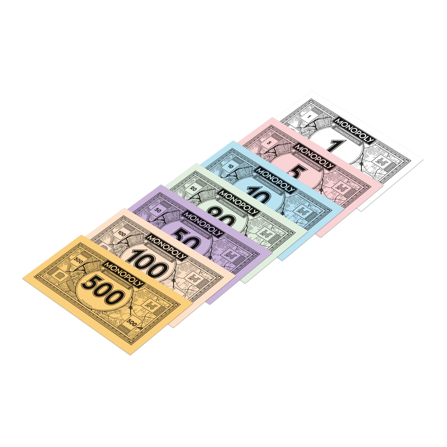 Monopoly Board Game Richmond Edition: 2-6 Players Family Board Games for Kids and Adults, Board Games for Kids 8 and up, for Kids and Adults, Ideal