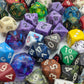 Chessex Pound O Dice | 1 lb Bulk Polyhedral Assortment with Approx 100 Factory Seconds Plus Bonus 7-Die RPG Set | for DND Pathfinder and Tabletop