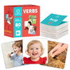 ALSOLIFE 80 Verb Cards Speech Therapy for Kids Ages 4-8