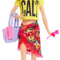Barbie Glam Vacation Doll, Pink Polka Dot