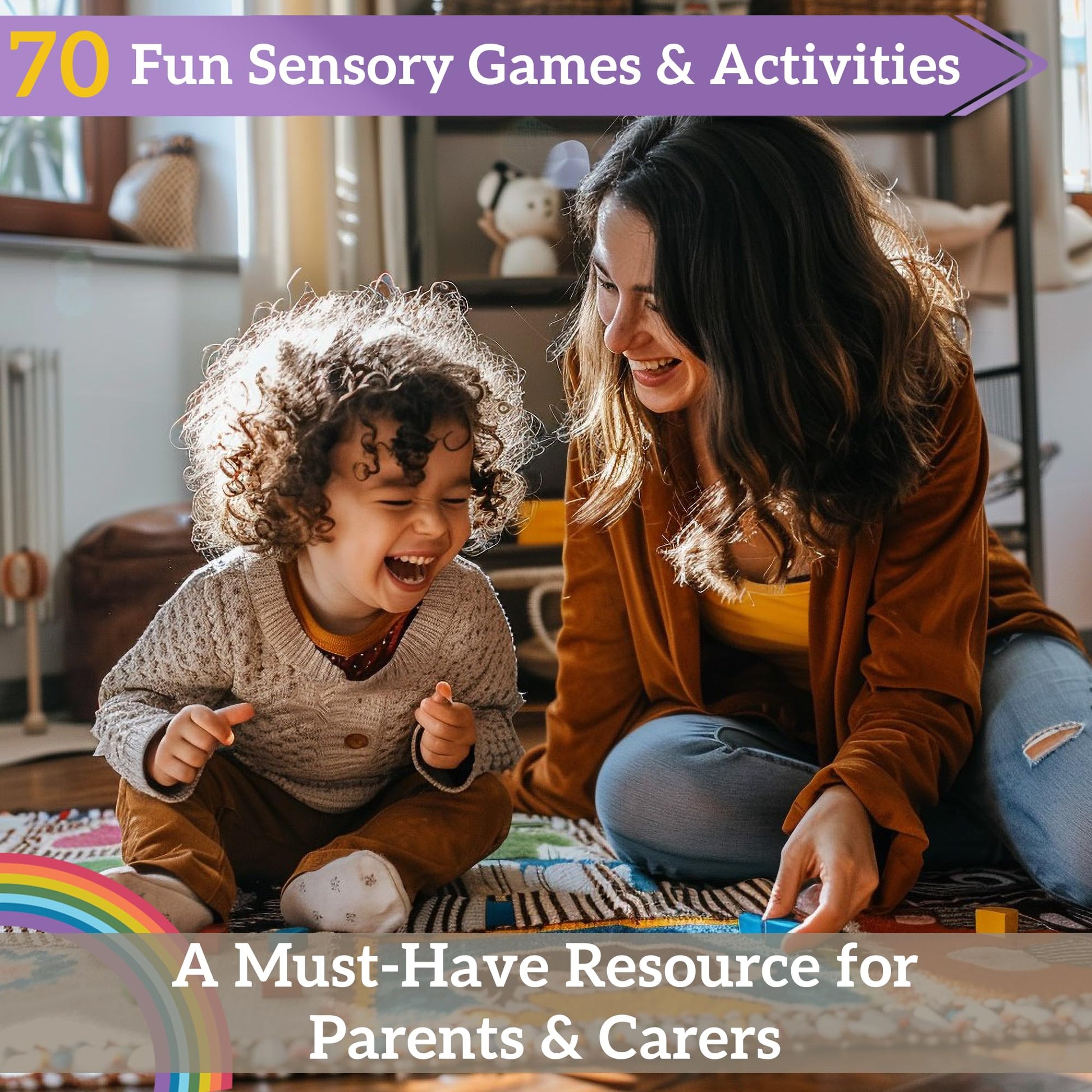 BLOOM BUDDIES - 70 Fun Sensory Games & Activities for Parents of Children with Autism ADHD. Sensory Play Ideas for Caregivers of Kids on the Spectrum