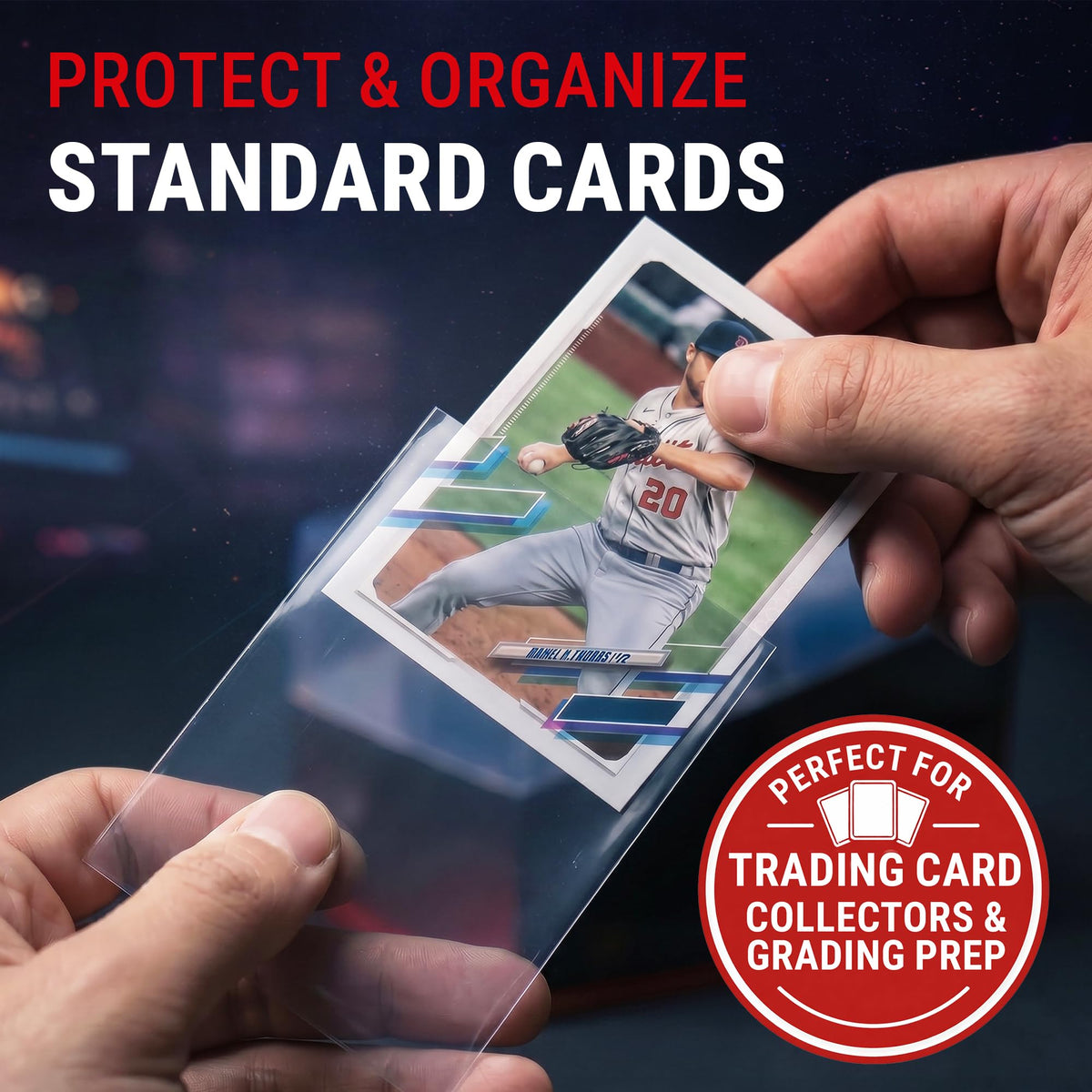 Ultra Pro Clear Standard Trading Card Sleeves, 100 Pack