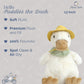 MON AMI Puddles The Duck 13-Inch Stuffed Animal, Soft Duck Plush Toy Gift