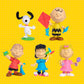Peanuts 75th Anniversary Collectible Figure 5-Piece Set