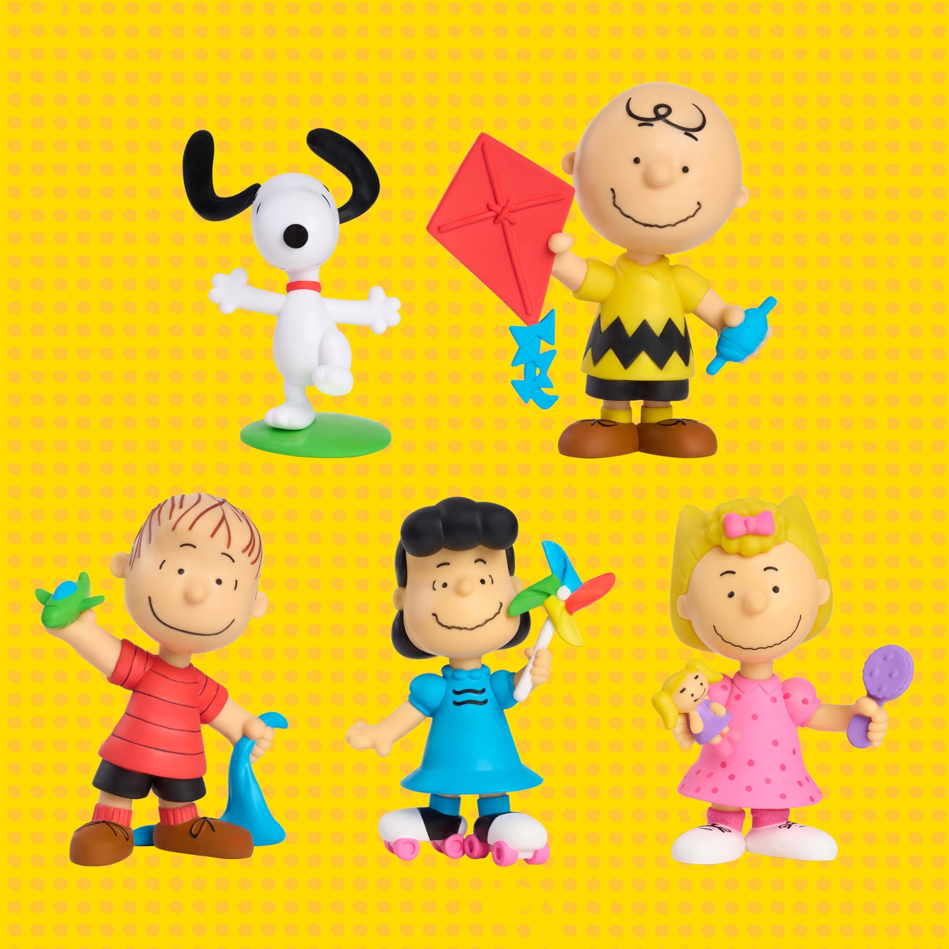 Peanuts 75th Anniversary Collectible Figure 5-Piece Set
