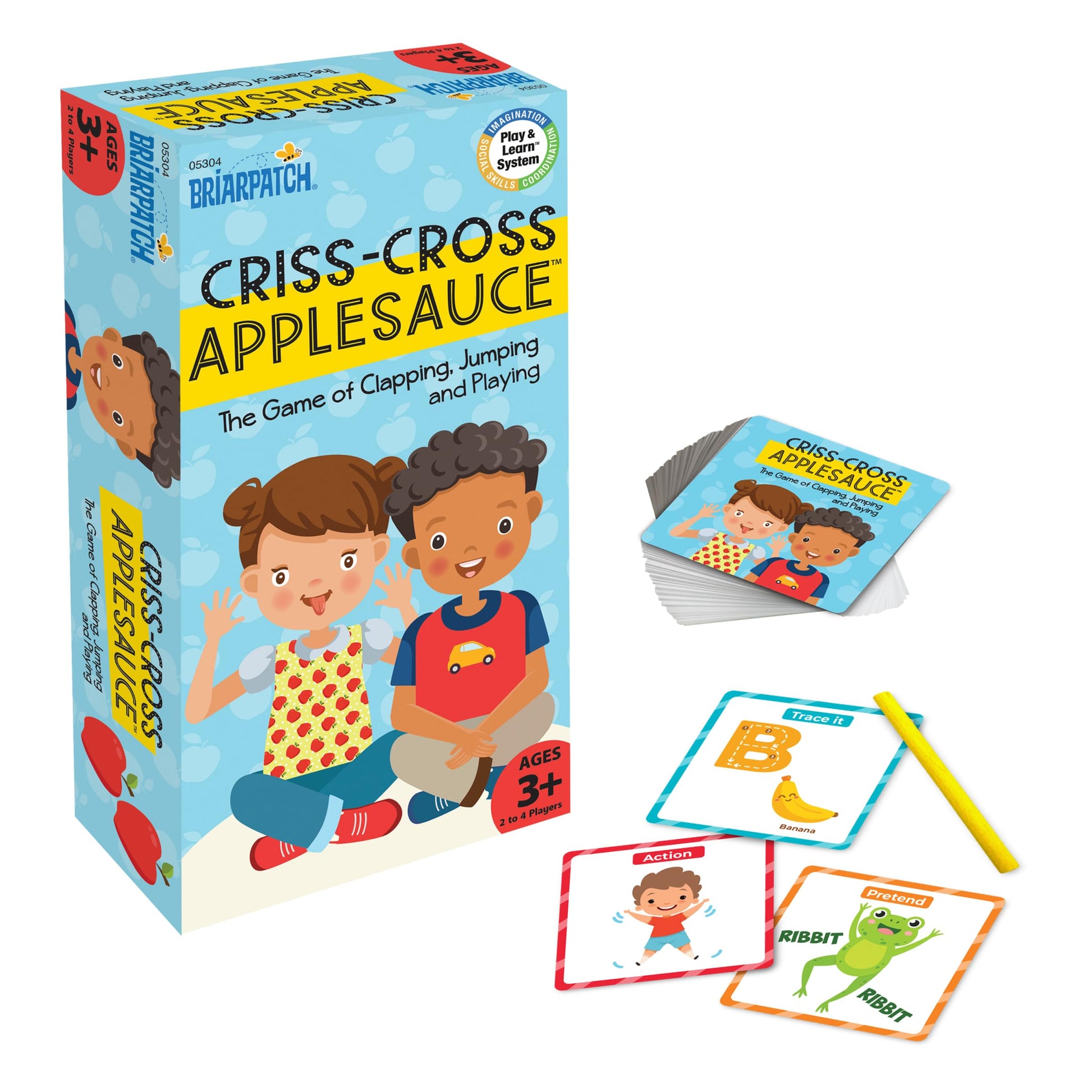 Briarpatch, Criss-Cross Applesauce Game, Early Preschool Learning for Toddlers, Kindergarten and 1st Grade