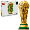 LEGO Editions FIFA World Cup Official Trophy Building Set - Kit for Display in Bedroom, Home Office, Book Shelf - Soccer Fans Collectible - W/World
