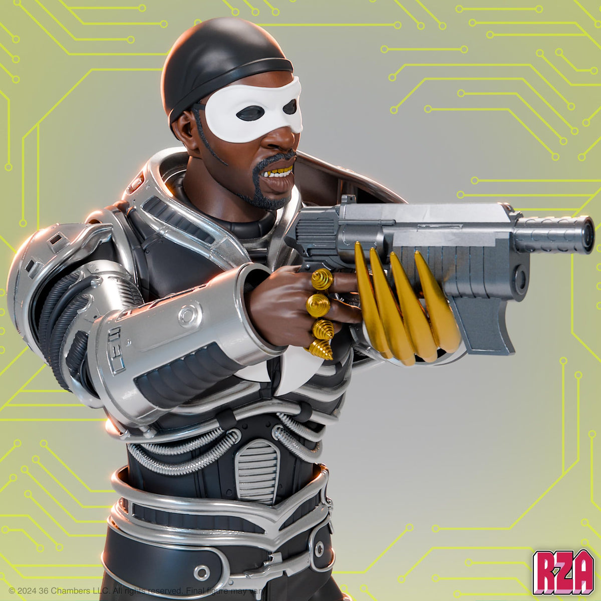Super7 ULTIMATES! RZA Bobby Digital - 7" RZA Action Figure with Accessories Hip Hop Collectibles and Retro Toys