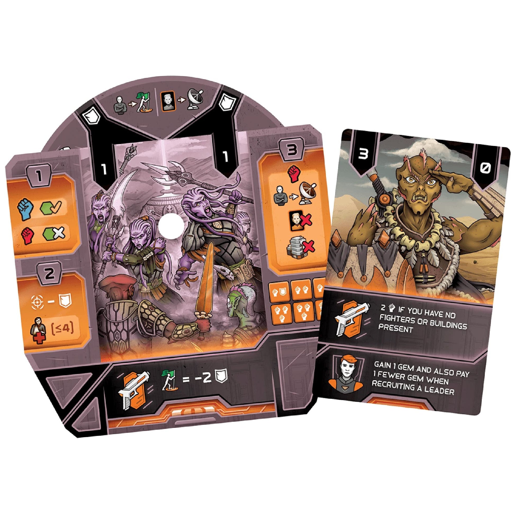 Renegade Game Studios Circadians: Chaos Order Asymmetric Strategy Board Game, 2-5 Players
