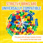 Strictly Briks Building Blocks Starter Kit - Kid Building Toy for Creative Play - Stackable Block Set for Hand-Eye Coordination - Compatible with LEGO