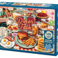 Cobble Hill 500 Piece Puzzle - Diner Talk - Sample Poster Included
