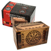 Winshare Puzzles and Games Enigma Viking Secret Puzzle Box Money & Gift Card holder in a Wood IQ lock