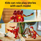 LEGO Creator 3 in 1 Fierce Dinosaur Building Toy for Boys & Girls, Ages 8+ - Gift for Birthdays - Kids Build 1 of 3 Prehistoric Animal Figures - 31379