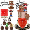 Cowboy Cake Decorations Cowboy Hat and Boot Cake Toppers Western Cowboy Cowgirl Birthday Baby Shower for Western Theme Party Favors Supplies