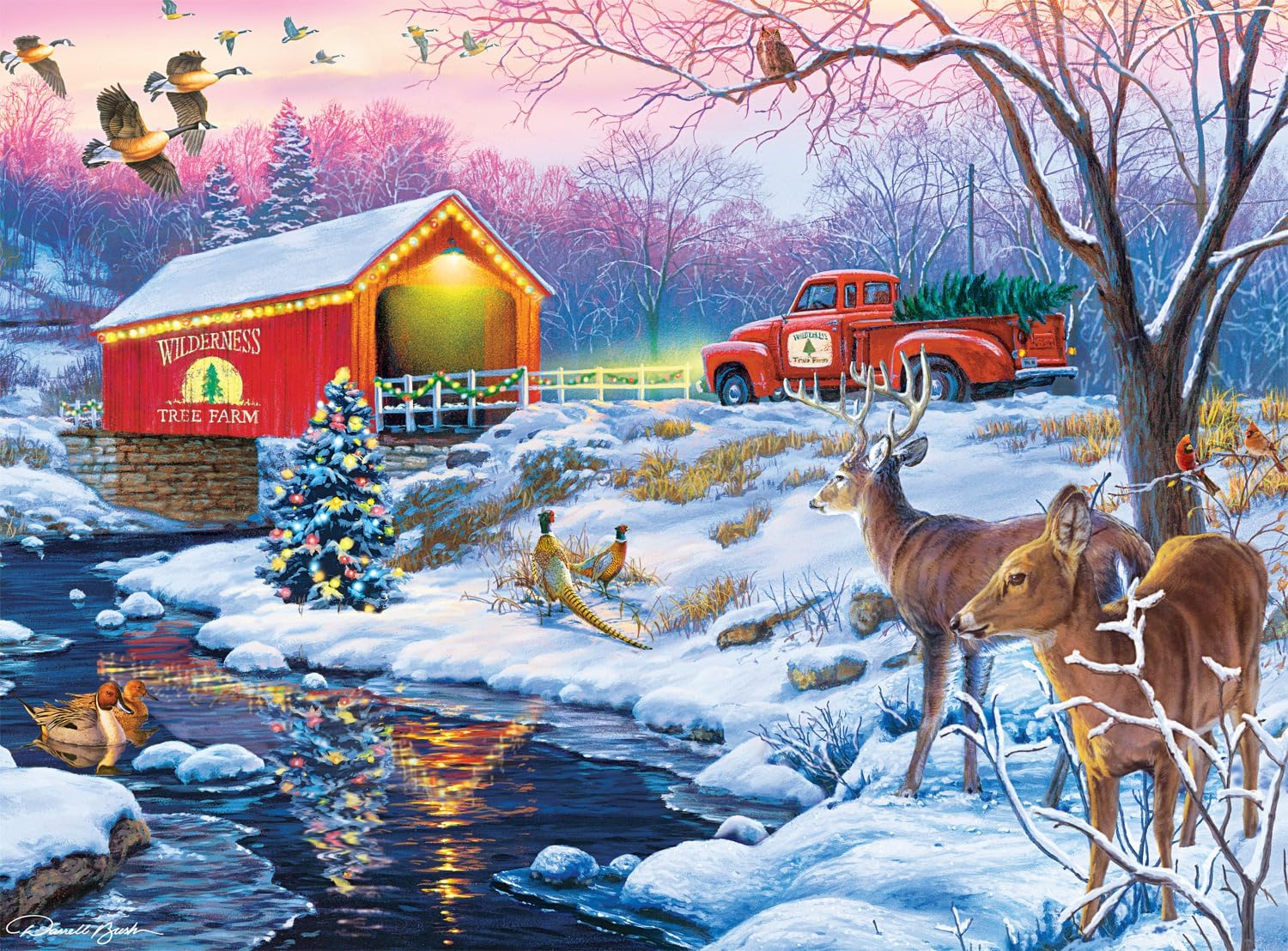 Buffalo Games - Christmas in the Country - 1000 Piece Puzzle for Adults