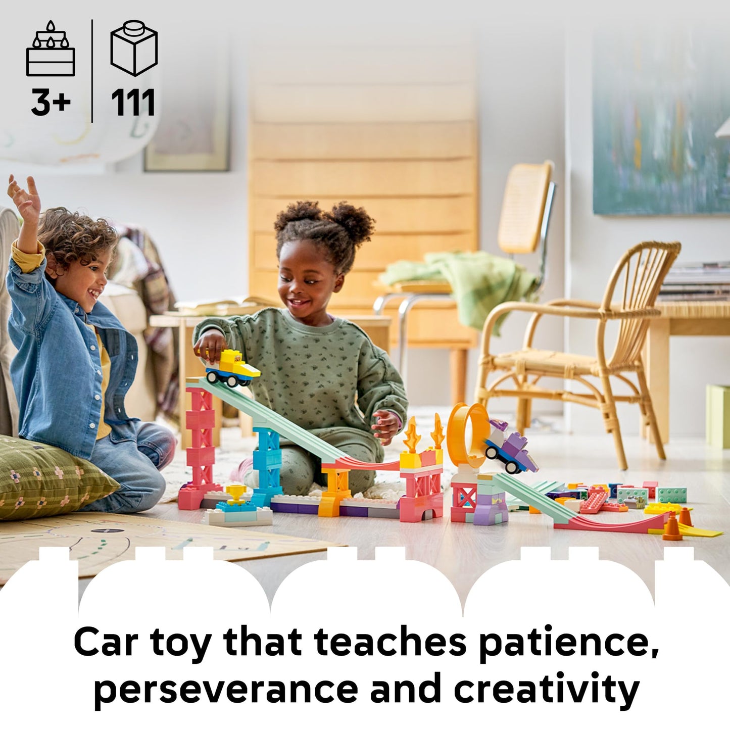 LEGO DUPLO 3 in 1 Creative Ramps with Vehicles 10478
