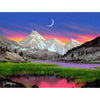 Bits and Pieces - Large 300 Piece Jigsaw Puzzle for Adults - Evening Magic - Nightime Mountain Landscape Jigsaw Puzzle by Artist Jon Rattenbury