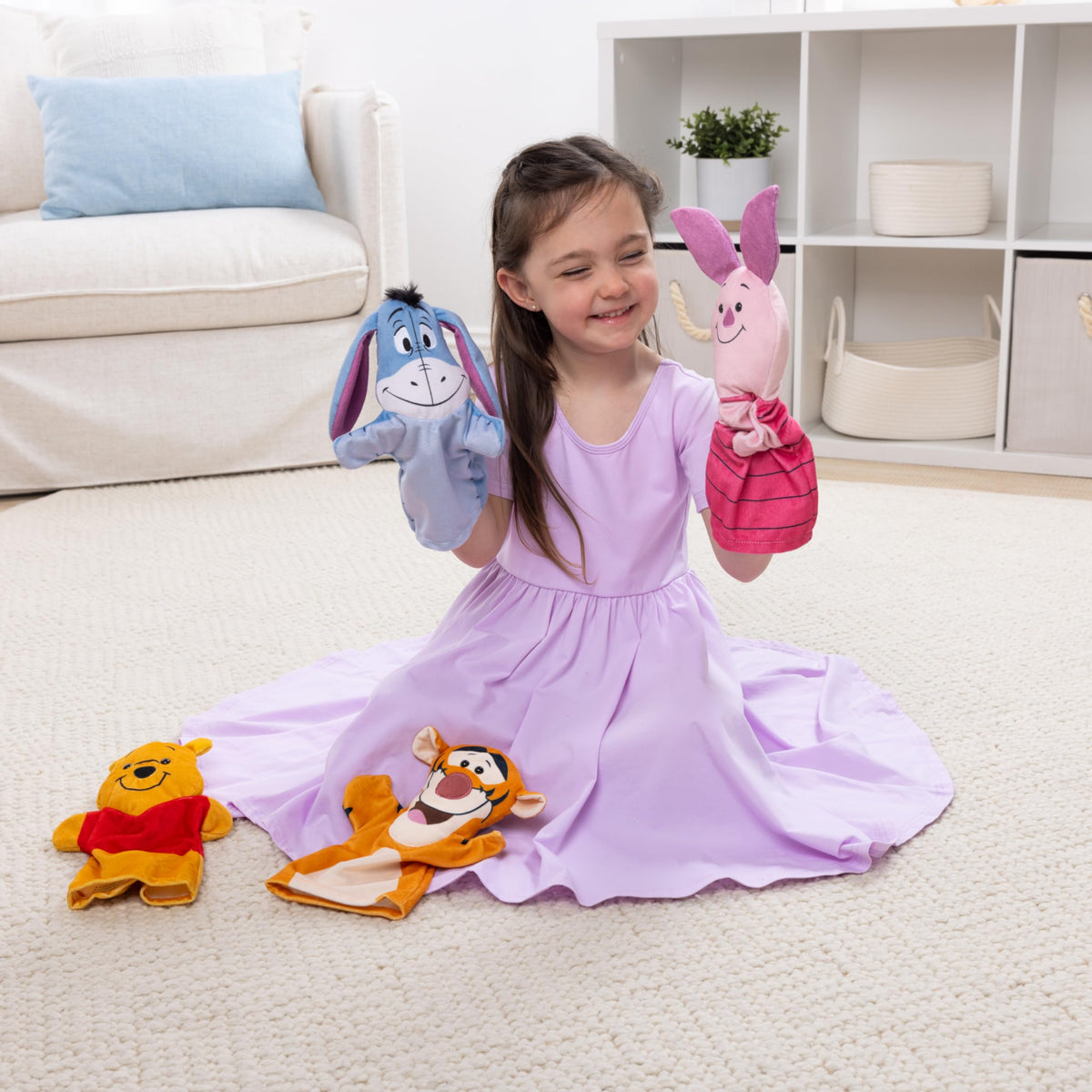 Melissa & Doug Disney Winnie The Pooh Soft & Cuddly Hand Puppets