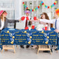 TEMYAXU 3Pieces We Appreciate You Decorations Tablecloth, 71 * 43 Inch Thank You for All You Do Table Cover Blue and Gold Thank You Tablecloth